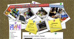 Desktop Screenshot of centrapediatrictherapy.com